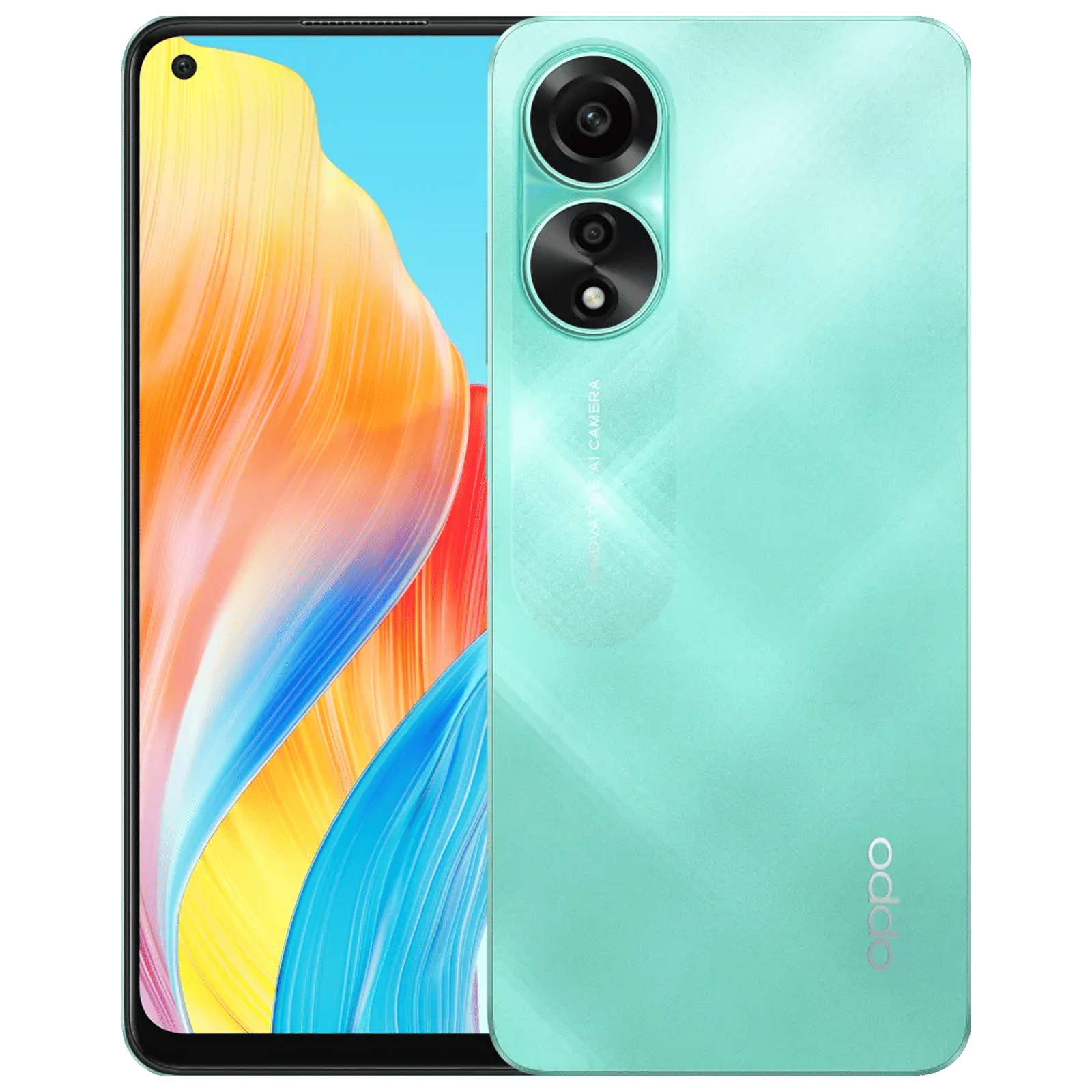 buy-oppo-a78-8gb-ram-128gb-aqua-green-online-croma